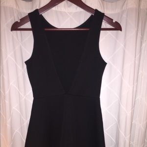 Black shift dress